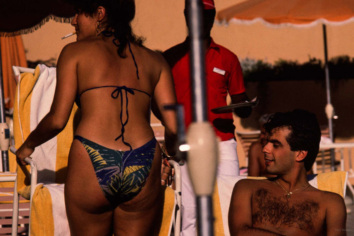 Man Looking at Girl's Butt, Egypt