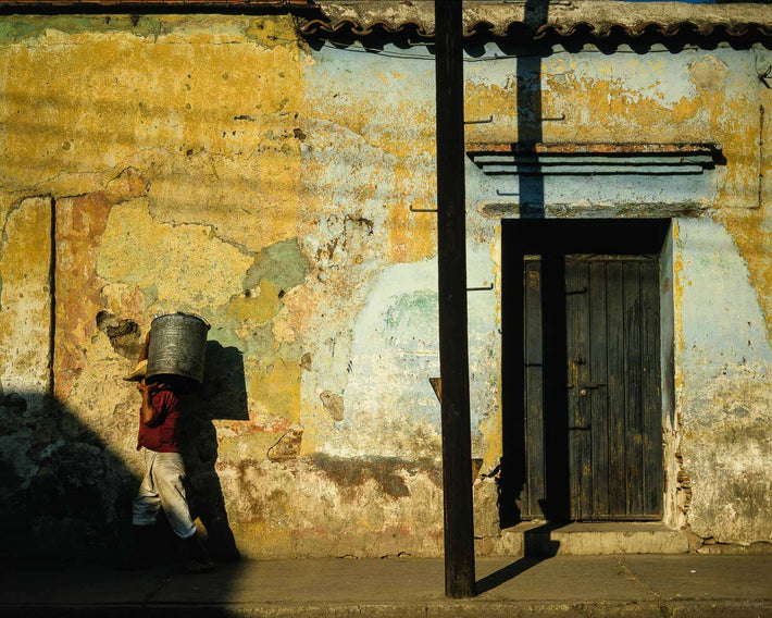 Man with Bucket, Shadow, Oaxaca