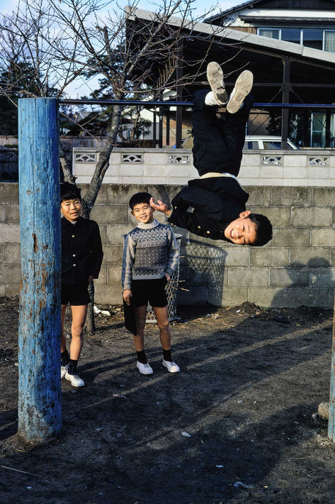 Kid Hanging on Bar, Tokyo