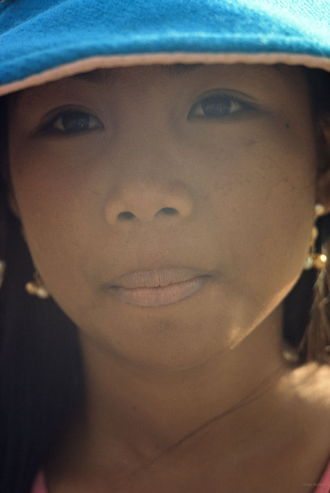 Head, Blue Cap, Philippines