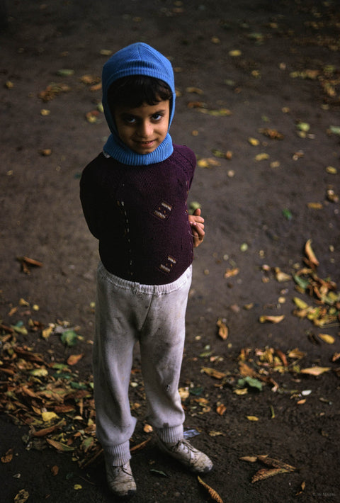 Child with Balaclava, Romania