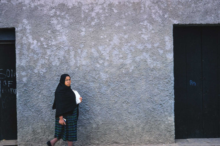 Grey Wall, Woman in Black, San Cristobal