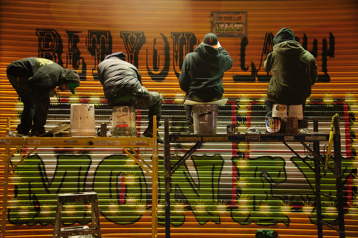 Serious Group Graffiti,  NYC