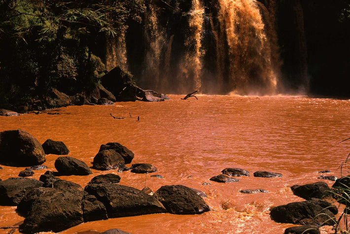 Brown Water, Rocks, Kenya