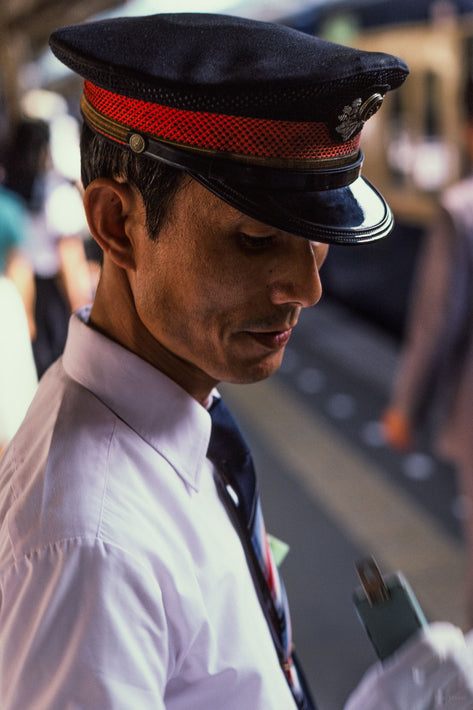 Station Agent, Cap with Red Band, Kamakura