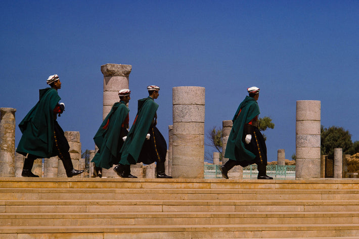 Four Uniformed Men in Rabat, Morocco