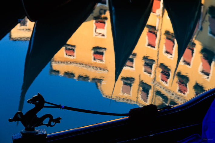 Gondolas, Reflection and Horse, Venice