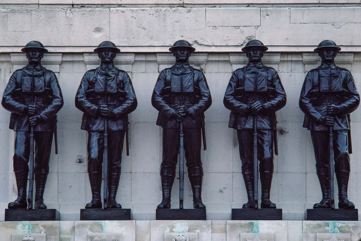 War Memorial, Five Soldiers Frontal, London