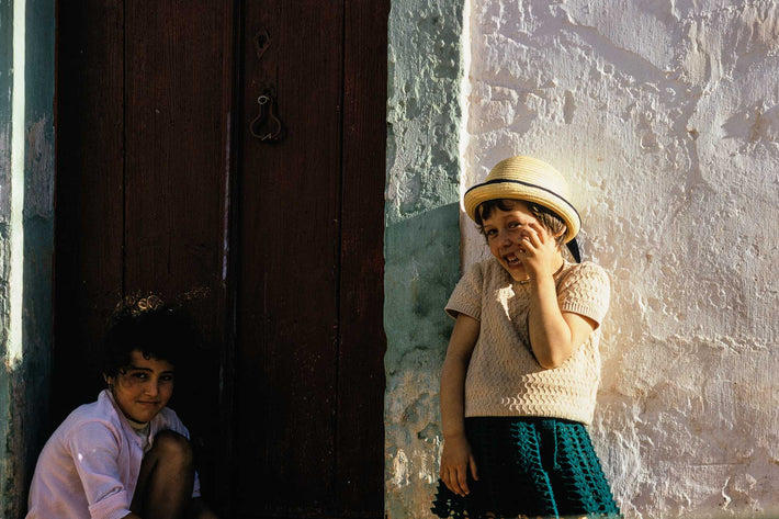Two Girls Giggling, Portugal
