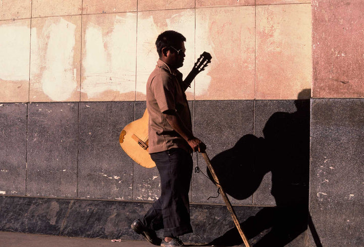 Blind Man with Guitar, Oaxaca