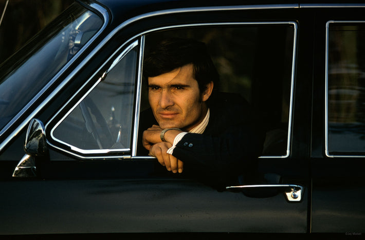 Man in Car, Romania