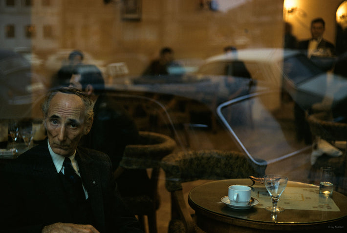 Man in Cafe, Romania