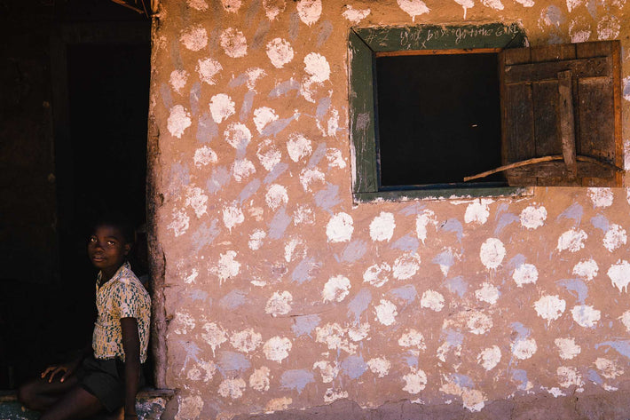 House with Young Boy, Liberia