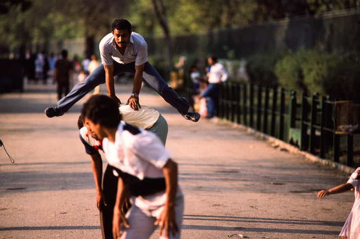 Man, Playing, Jumping, Egypt