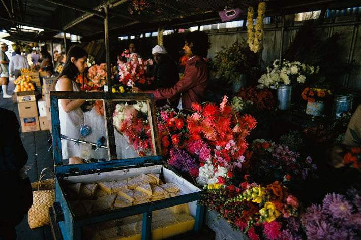 Market, Flowers, Cakes, Mauritius