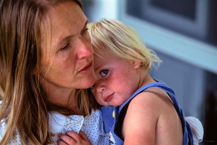 Mother with Blonde Child, Australia
