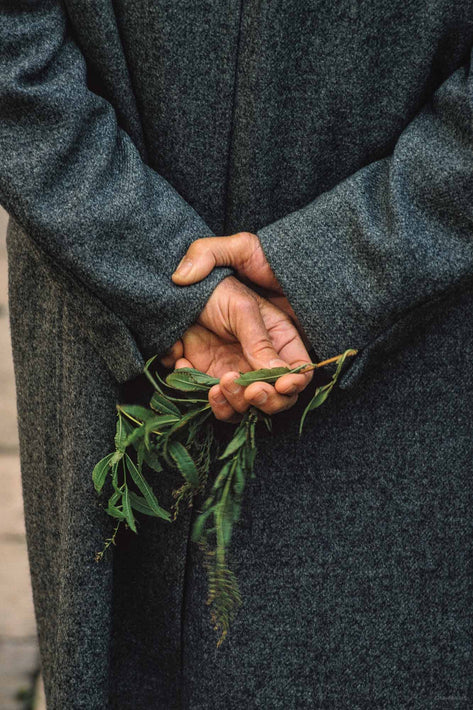 Hands Behind Back with Herbs, Dubrovnik