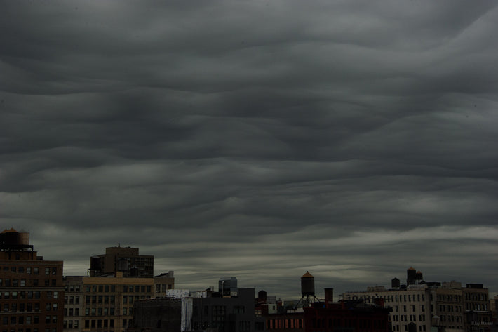 Dramatic Clouds and City, NYC