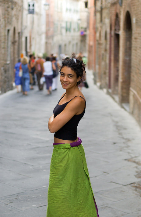Girl, Green Skirt, Siena