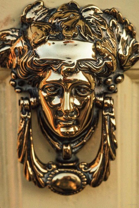 Brass Head Door Knocker, England