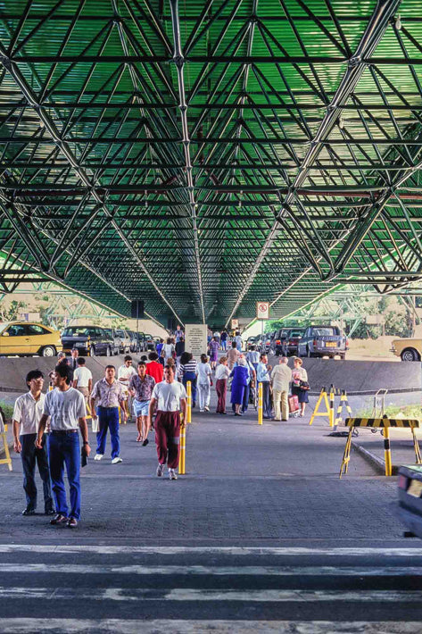 Overhead Roof and People, Rio de Janeiro