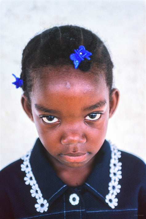 Young Girl, Blue in Hair, Jamaica