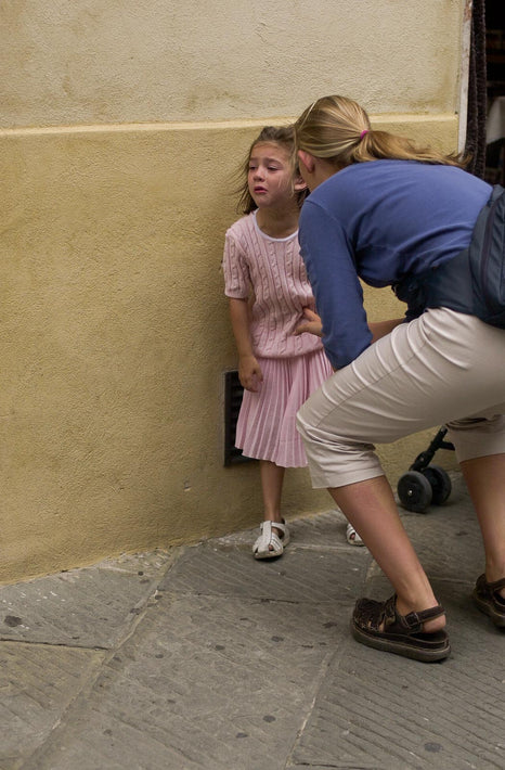 Mom Reasoning with Daughter, Siena