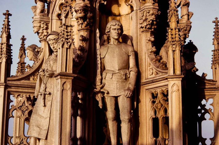 Close up of Sculpture on Duomo Roof, Milan