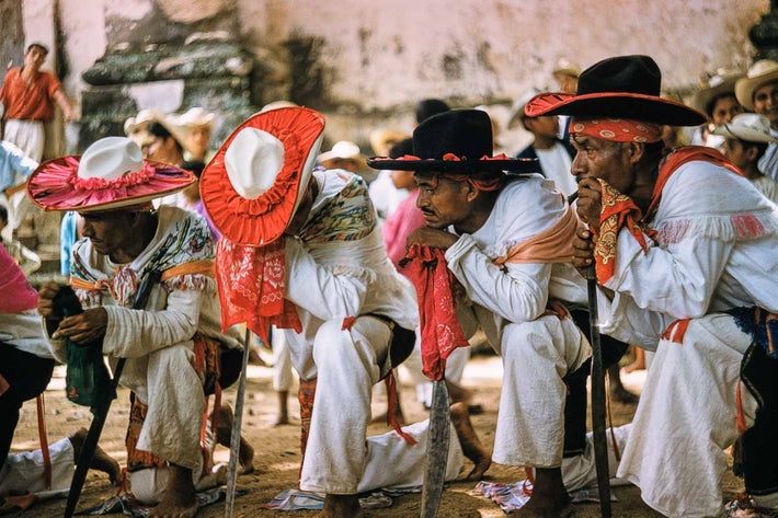Kneeling Men, Jamiltepec, Mexico