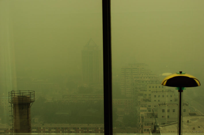 Hotel Room View of Airport, Beijing