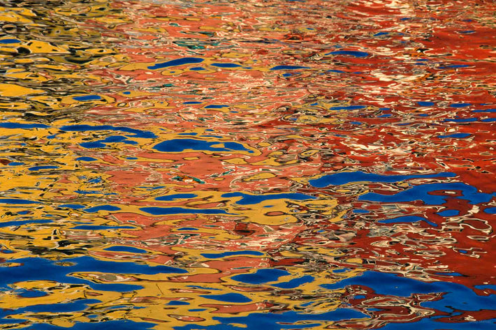 Multicolored Small Wave Reflection, Burano