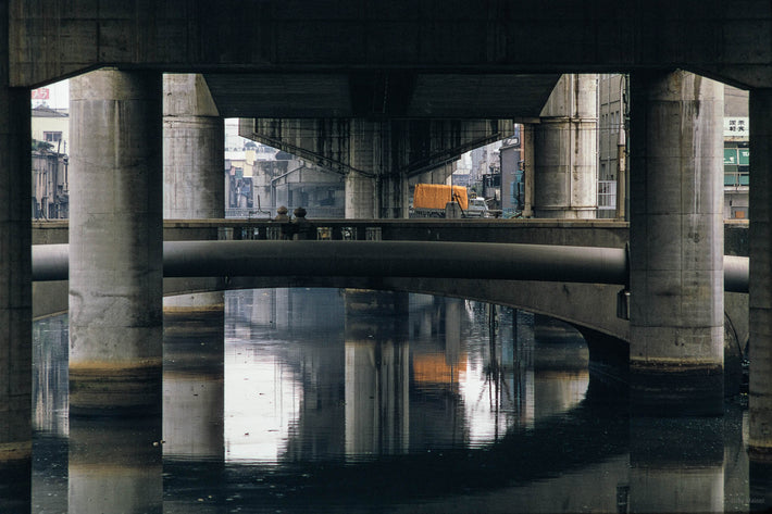 Under Highway, Water, Tokyo
