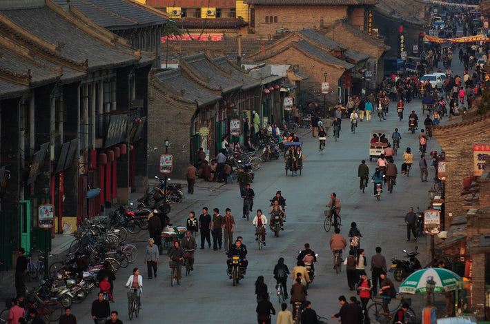 Street Scene from Above, Pingyao