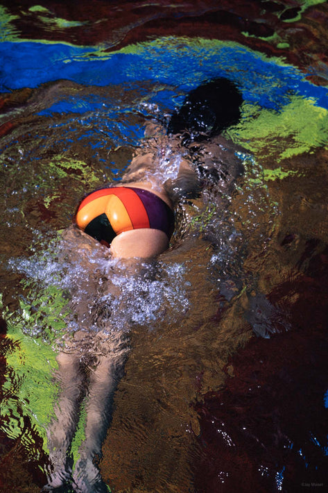 Libby Otis in Pool, Puerto Rico