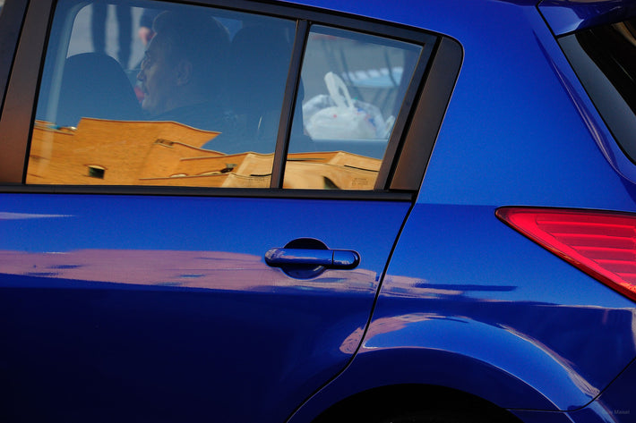 Blue Car, NYC