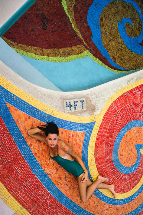 Libby Otis on Tile, Puerto Rico
