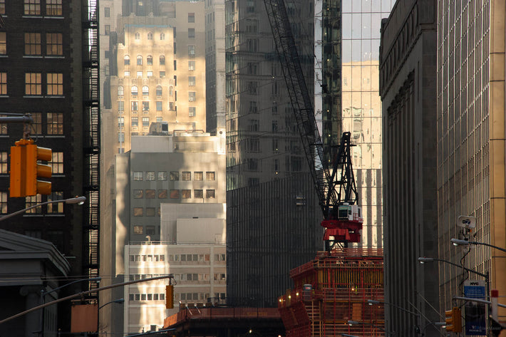 Downtown with Crane, Lighter, NYC