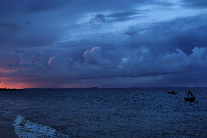Cloudy Sky, Sunset , Boats Coming In, Bahia