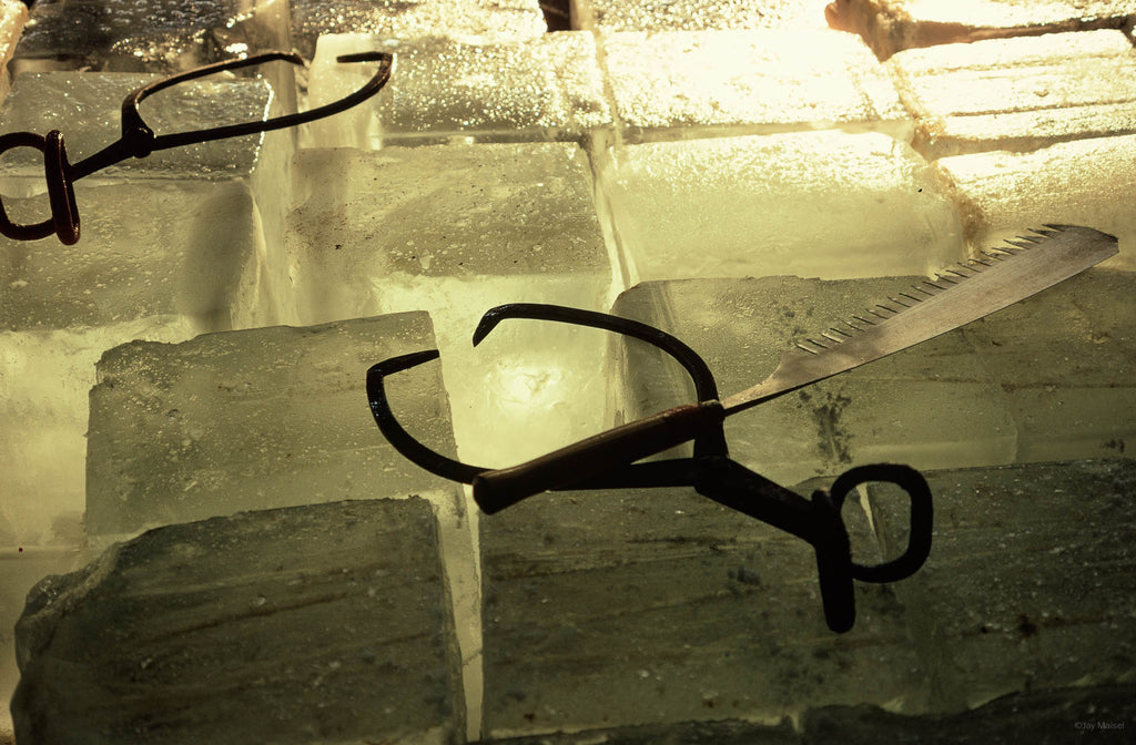 Ice Blocks and Tongs, Tokyo Jay Maisel