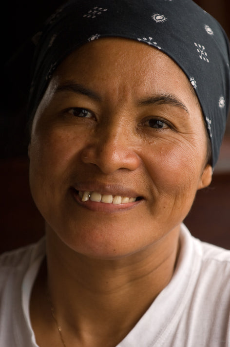 Smiling Woman in Bandana, Amazon, Brazil