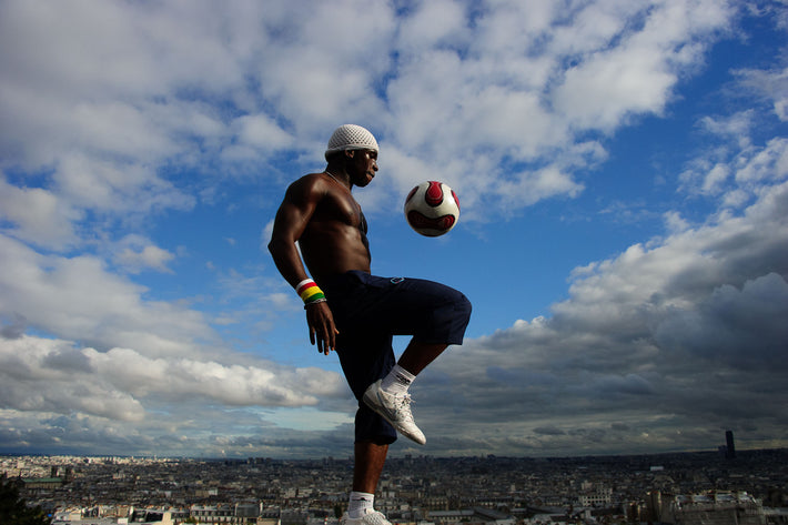 Man with Soccer Ball, Paris