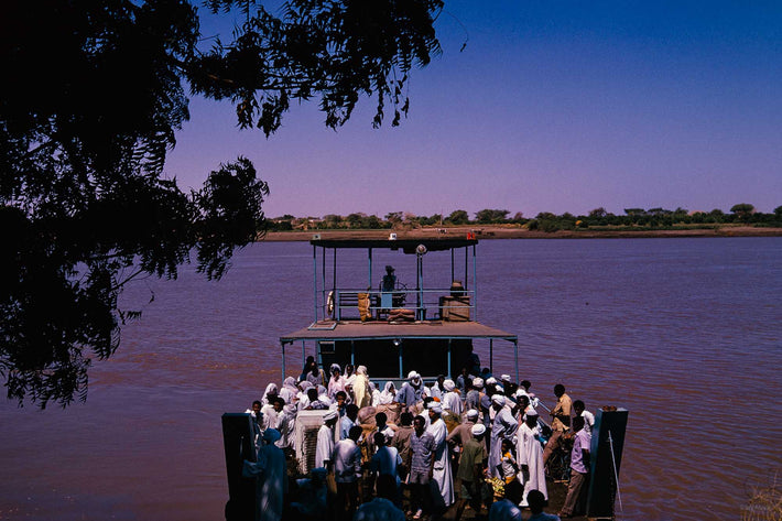 People on Ferry on Nile, Senegal