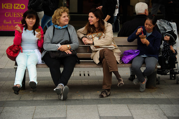 People on Bench, Paris