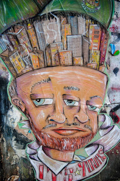 Graffiti, Three Eyes, NYC