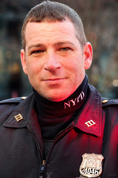Bareheaded Cop, NYC