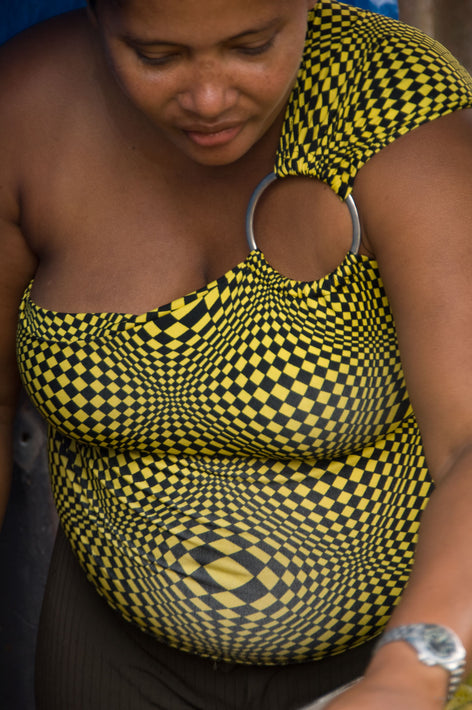 Woman, Checker Pattern, Amazon, Brazil