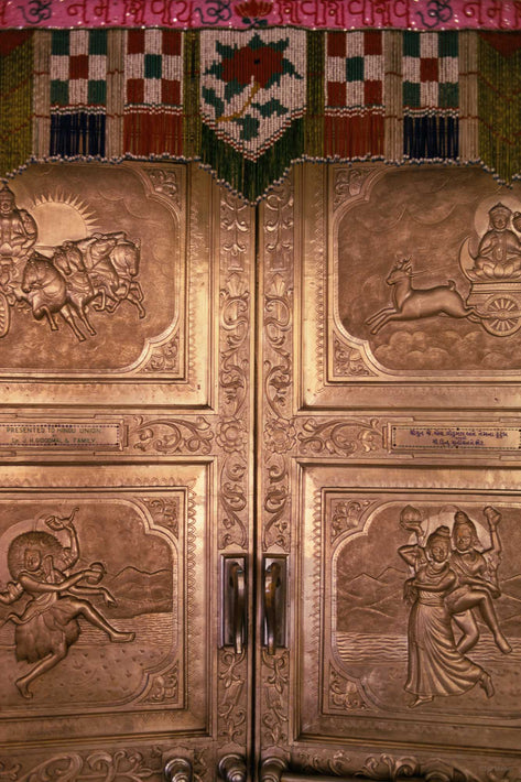 Metal Door with Bas Relief, Mombasa, Kenya
