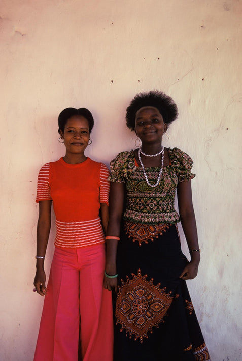 Two Women, White Wall, Kenya