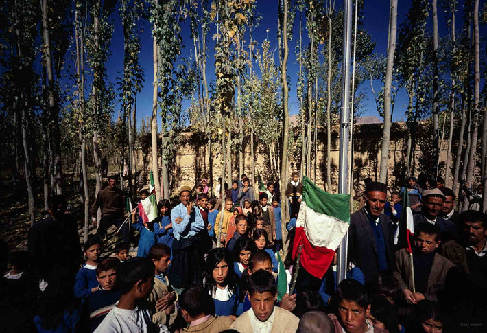 Crowd of People Amongst Trees, Iran