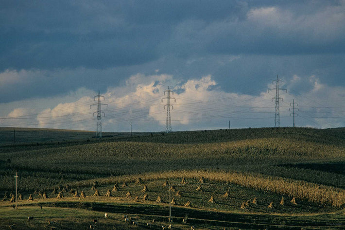 Landscape with Haystacks, Romania